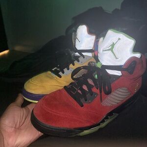 Jordan Multicolor Sneakers - Red, Yellow, Black